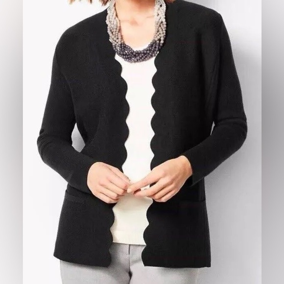 Talbots Sweaters - Talbots Scallop Edge Cardigan